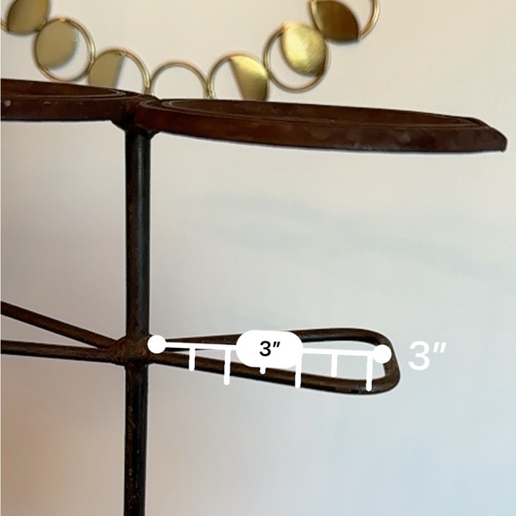 Metal Horse Shoe Umbrella Stand Fireplace Tool Holder Drink Stand Unique Rustic - Picture 15 of 16